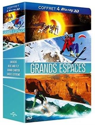 Grands Espaces - Univers 3D / Ride & Fly 3D / Grand Canyon 3D / ... (4 Blu-ray 3D (+2D))