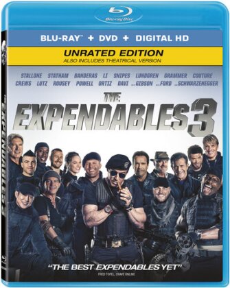 The Expendables 3 (2014) (Unrated, Blu-ray + DVD)