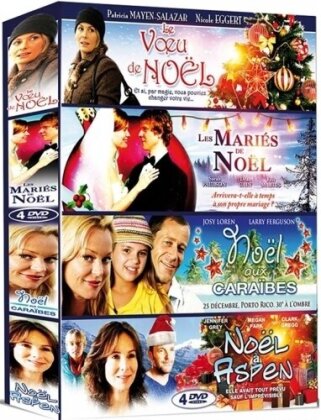 Coffret Noël - Le voeu de Noël / Les mariés de Noël / Noël aux Caraïbes / Noël à Aspen (4 DVDs)
