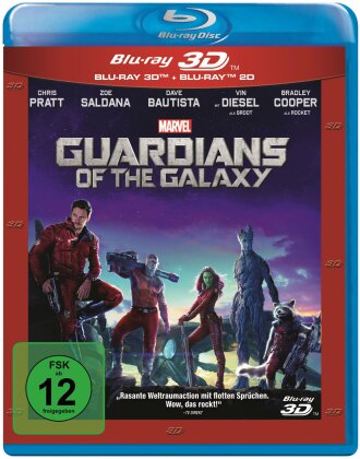 Guardians of the Galaxy (2014) (Blu-ray 3D + Blu-ray)