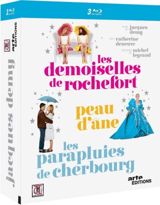 Jacques Demy - Les demoiselles de Rochefort / Peau d'Âne / Les parapluies de Rochefort (2012) (3 Blu-ray)