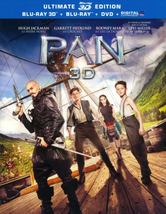 Pan (2015) (Blu-ray 3D + Blu-ray + DVD)