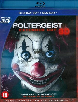 Poltergeist (2015) (Extended Cut, Version Cinéma, Blu-ray 3D + Blu-ray)