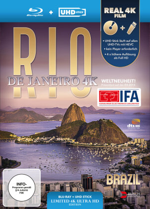 Rio de Janeiro, Brazil - (Limited Edition: UHD Stick in Real 4K + Blu-ray)