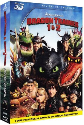 Dragon Trainer 3D (2010) / Dragon Trainer 2 - 3D (2014) (Blu-ray 3D (+2D) + Blu-ray)