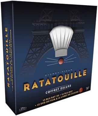 Ratatouille - (Coffret Deluxe Blu-ray Real 3D + 2D + DVD + Livre de cuisine) (2007)