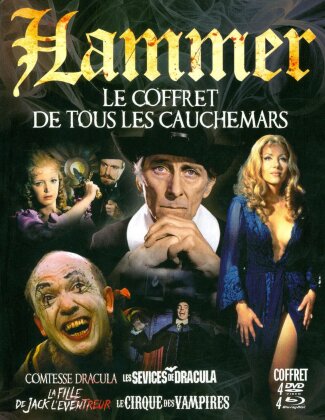Hammer - Le coffret de tous les cauchemars (4 DVDs + 4 Blu-rays)