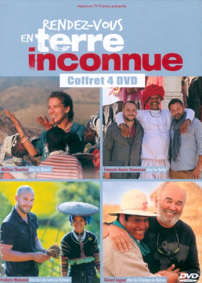 Rendez-vous en terre inconnue - Mélissa Theuriau / François-Xavier Demaison / Frédéric Michalak / Gérard Jugnot 4 DVD