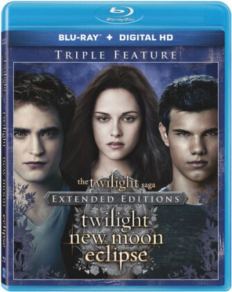 Twilight 1-3 - Twilight / The Twilight Saga: New Moon / The Twilight Saga: Eclipse (3 Blu-rays)