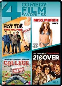 Hot Tub Time Machine / Miss March / College / 21 & Over - 4 Comedy Film Favorites
