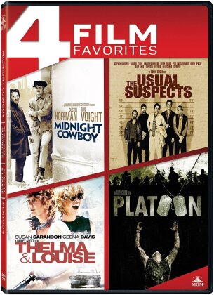 Midnight Cowboy / The Usual Suspects / Thelma & Louise / Platoon - 4 Film Favorites