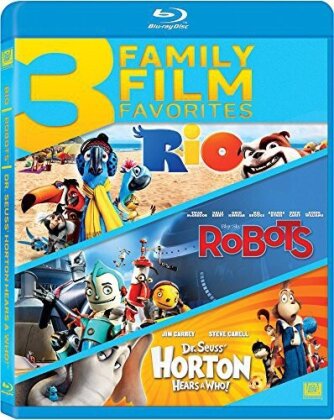 Rio / Robots / Horton Hears A Who Triple Feature