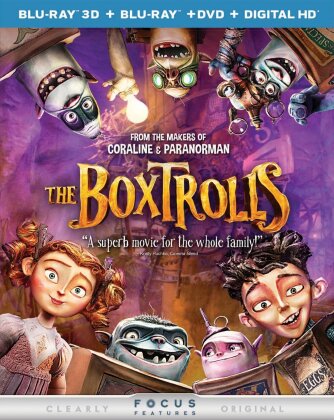 Boxtrolls - Boxtrolls (2PC) (W/DVD) (2014) (Blu-ray 3D (+2D) + Blu-ray + DVD)