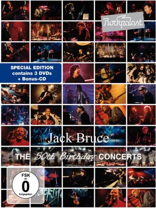 Jack Bruce - Live at Rockpalast - The 50th Birthday Concerts (3 DVDs + CD)