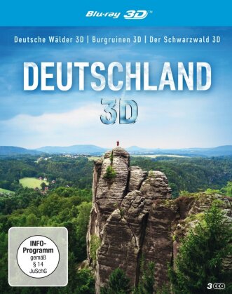 Deutschland - Deutsche Wälder / Burgruinen / Der Schwarzwald (3 Blu-ray 3D (+2D))