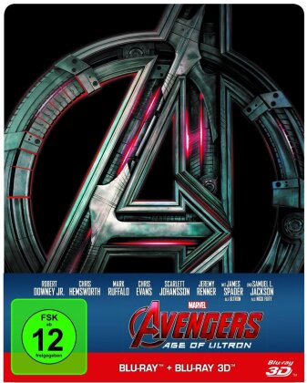 Avengers 2 - Age of Ultron (2015) (Steelbook, Blu-ray 3D + Blu-ray)