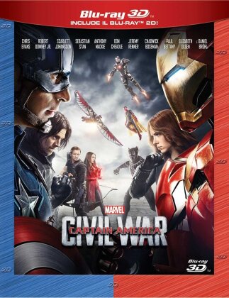 Captain America 3 - Civil War (2016) (Blu-ray 3D + Blu-ray)