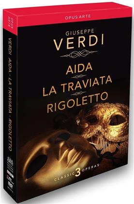Various Artists - Verdi - Aida / Traviata / Rigoletto (Opus Arte, 5 DVDs)