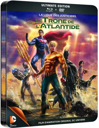 La ligue des justiciers - Le trône de l'Atlantide (Steelbook, Blu-ray + DVD)
