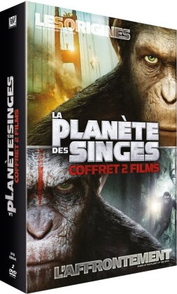 La planète des singes - Les origines (2011) / La planète des singes - L'affrontement (2014) (2 DVDs)