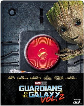 Guardians of the Galaxy - Vol. 2 (2017) (Limited Edition, Steelbook, Blu-ray 3D + Blu-ray)