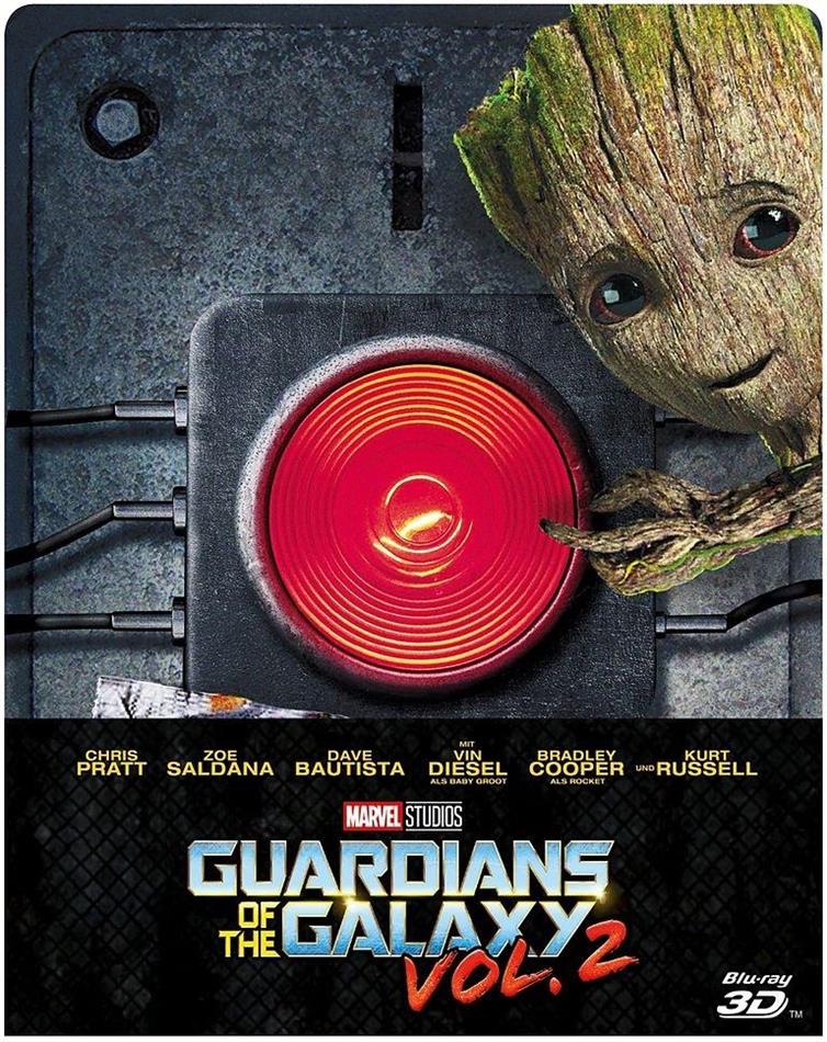 Guardians of the Galaxy - Vol. 2 (2017) (Limited Edition, Steelbook, Blu-ray 3D + Blu-ray)
