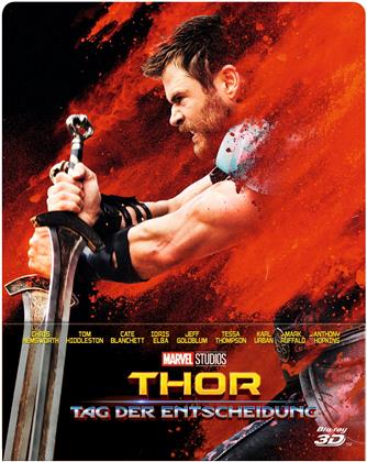 Thor 3 - Tag der Entscheidung (2017) (Édition Limitée, Steelbook, Blu-ray 3D + Blu-ray)