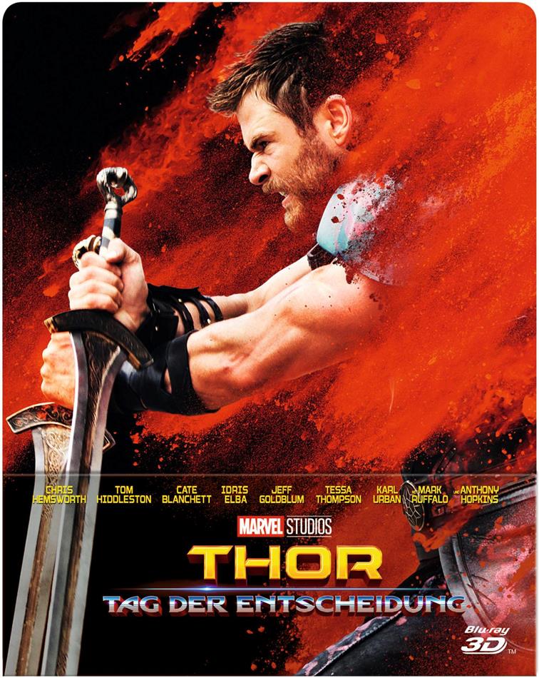 Thor 3 - Tag der Entscheidung (2017) (Limited Edition, Steelbook, Blu-ray 3D + Blu-ray)