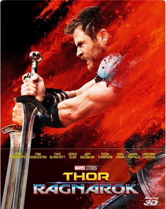 Thor 3 - Ragnarok (2017) (Édition Limitée, Steelbook, Blu-ray 3D + Blu-ray)