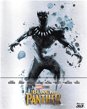 Black Panther (2018) (Limited Edition, Steelbook, Blu-ray 3D + Blu-ray)
