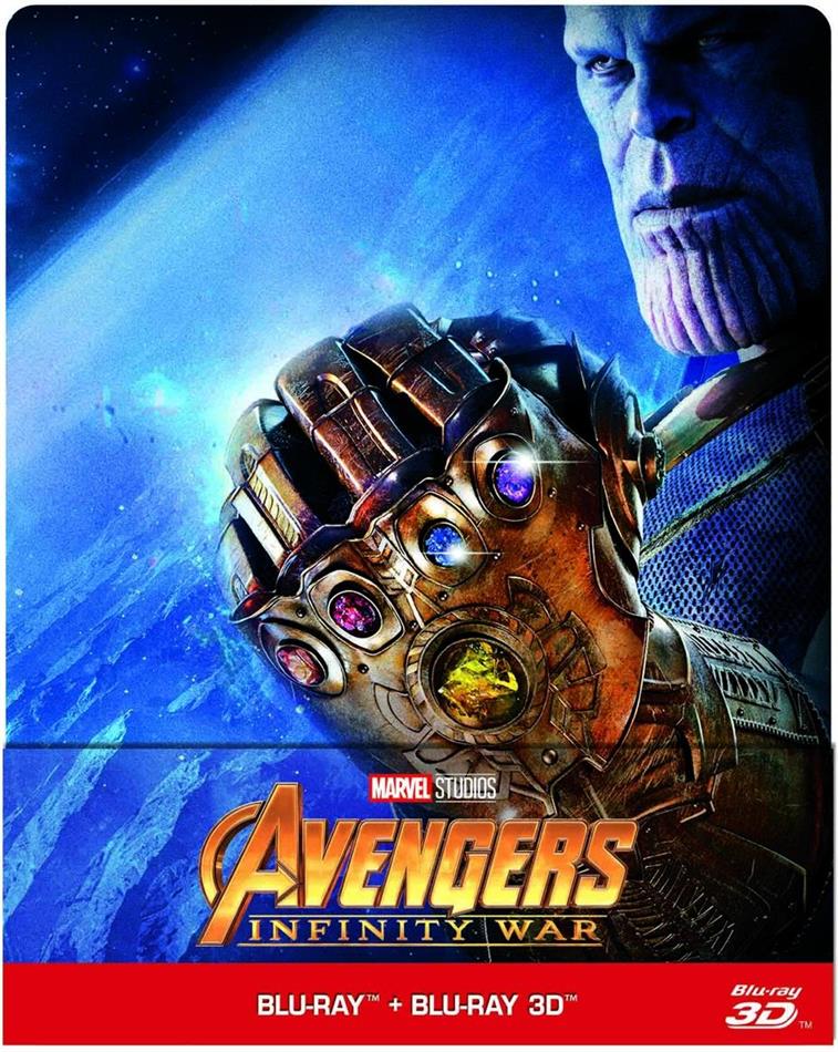 Avengers 3 - Infinity War (2018) (Steelbook, Blu-ray 3D + Blu-ray)