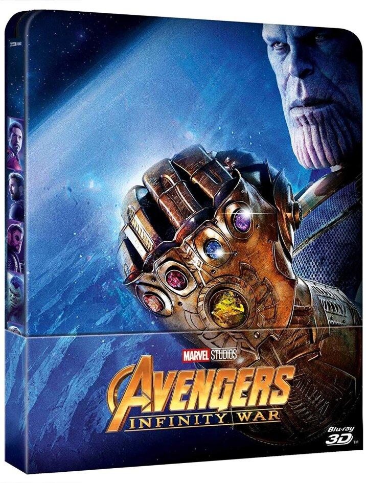 Avengers 3 - Infinity War (2018) (Limited Edition, Steelbook, Blu-ray 3D + Blu-ray)