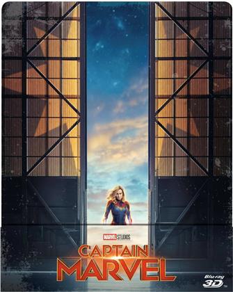 Captain Marvel (2019) (Édition Limitée, Steelbook, Blu-ray 3D + Blu-ray)