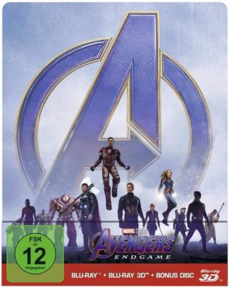 Avengers 4 - Endgame (2019) (Limited Edition, Steelbook, Blu-ray 3D + 2 Blu-rays)
