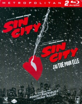 Sin City (2005) / Sin City 2 - J'ai tué pour elle (2014) (2 Blu-rays)