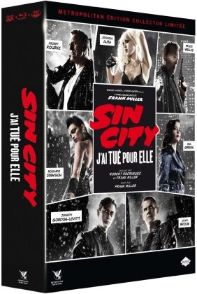 Sin City 2 - J'ai tué pour elle (2014) (Edition Collector, Édition Limitée, Blu-ray 3D (+2D) + DVD + CD)