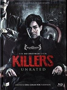 Killers (2014) (Cover A, Édition Collector, Édition Limitée, Mediabook, Unrated, Blu-ray + DVD)