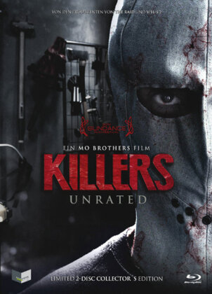Killers (2014) (Cover B, Collector's Edition, Limited Edition, Mediabook, Unrated, Blu-ray + DVD)