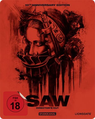 Saw (2004) (Édition 10ème Anniversaire, Director's Cut, Steelbook)