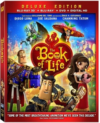 The Book of Life (2014) (Deluxe Edition, Blu-ray 3D + Blu-ray + DVD)