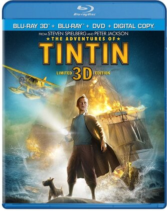 The Adventures of Tintin (2011) (Blu-ray 3D (+2D) + Blu-ray + DVD)