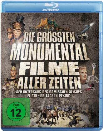 Die grössten Monumentalfilme aller Zeiten (3 Blu-rays)