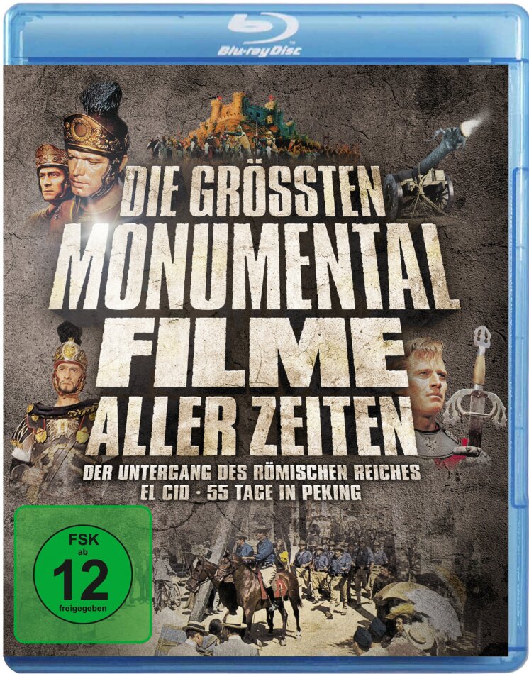 Die grössten Monumentalfilme aller Zeiten (3 Blu-rays)