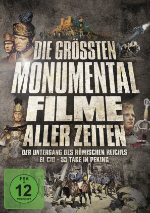 Die grössten Monumentalfilme aller Zeiten (3 DVDs)