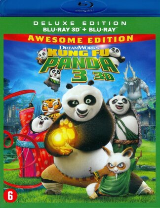Kung Fu Panda 3 (2016) (Awesome Edition, Blu-ray 3D + Blu-ray)