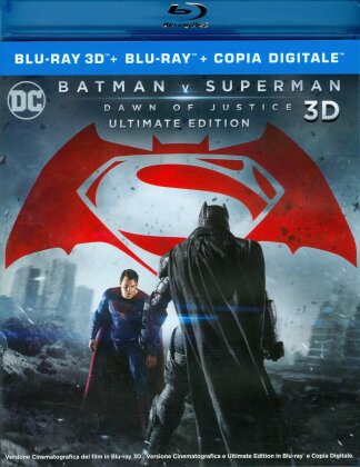 Batman v Superman - Dawn of Justice (2016) (Extended Cut, Versione Cinema, Ultimate Edition, Blu-ray 3D + 2 Blu-ray)