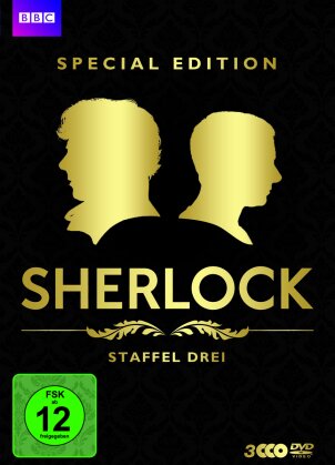 Sherlock - Staffel 3 (BBC, Special Edition, 3 DVDs)