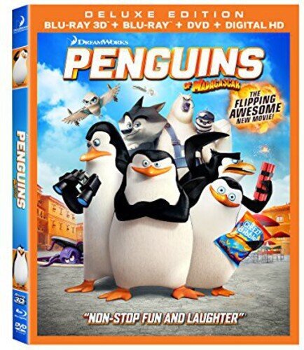 Penguins of Madagascar (2014) (Blu-ray 3D (+2D) + Blu-ray + DVD)