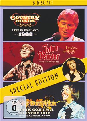 John Denver - Country Roads - Live / Rocky Mountain High / Thank God I'm A Country Boy (Special Edition, 3 DVDs)