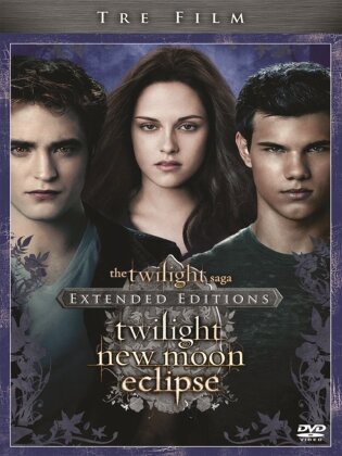 The Twilight Saga: Twilight / New Moon / Eclipse (Extended Edition, 3 DVDs)